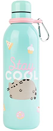 Grupo Erik - Bouteille Isotherme 500 ml The Pusheen - Acier Inoxydable et Sans BPA - Gourde Sport, Gourde Randonnée BMHC003