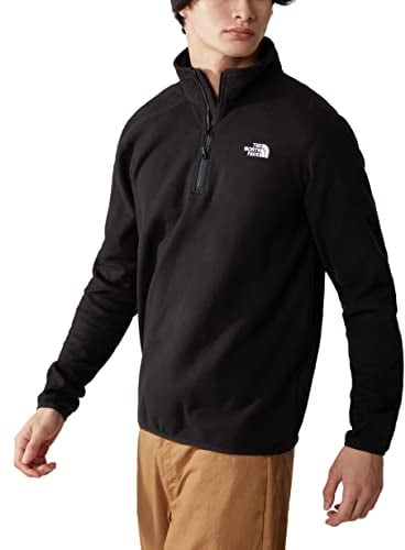THE NORTH FACE - Giacca in Pile con Zip a un Quarto da Uomo Resolve - TNF Black, M