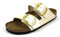Birkenstock Arizona Big Buckle gracef. Pearl White, Birko Flor, PIANELLE Donna, Graziosa Perla, 37 EU