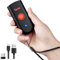 Tera Mini 1D 2D QR Bluetooth Barcode Scanner Wireless Portable 1D USB Wired Bar Code Reader 3 in 1 2.4G Wireless & USB Wired & Bluetooth Pocket Barcode Reader 1200