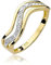 Lumari Gold - Damen Solitär Versprechen Ring Verlobungsring Damen Ring Gold 585 Echtgold 14k Gold mit natürlichem Diamanten Gemstone Gelbgold - Ringe Frauen - Hochwertiges Geschenk