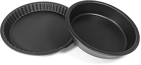 Moneta Eden Set Crostata E Tortiera In Alluminio Riciclato Da Lattine, Grigio, 32 x 32 x 6.5 cm