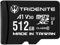TRIDENITE 512GB Micro SD Card, MicroSDXC Memory for Nintendo-Switch, GoPro, Drone, Smartphone, Tablet, 4K Ultra HD, A1 UHS-I U3 V30 C10, Up to 95MB/s Read, with SD Adapter