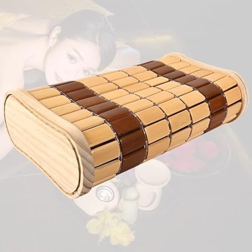 ikare Wooden Sauna Pillow - Sauna Neck Rest, Sauna Accessories Headrest for Relaxing Home Gym Saunas Spa Spas Steam Rooms