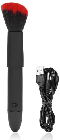 Pinceau de Maquillage électrique 10 Vitesses Rechargeable Réglable Multifonctionnel Pinceau Blush étanche pour le Contouring, la Surbrillance et L'aérographe