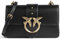 Pinko,MINI LOVE BAG ONE SIMPLY,Z99Q Nero-Antique Gold,Donna Borsa,Taglia Unica