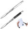 SVUPUE Brieföffner, 2 Stück Letter Opener aus Metall, Brieföffner mit Metallgriff, zum Öffnen von Umschlägen, Silber, Schwarz