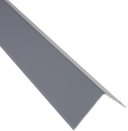 Alu Winkel-Profil Kantenschutz Zierleiste Profil grau 270cm H27mm
