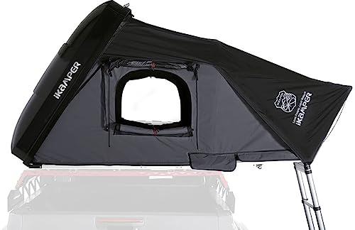 iKamper Skycamp 3.0 Mini Dachzelt Autodach-Zelt mit Hartschale 2-Personen Camping schwarz glänzend