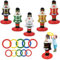 Christmas Party Ring Toss Game for Kids Adults,Inflatable Xmas Nutcracker Ring Toss Game with Rings(5 Nutcracker 10 Rings),Fun Christmas Games for Xmas Party Favor Family Game Indoor Outdoor Toys