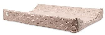 Jollein 022-503-67065 - Funda para cambiador, tejido de grano, color rosa (50 x 70 cm)