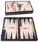 Manopoulos Oriental Cherry Blossom Art Premium Backgammon Set 19 inch x 10 inch (48cm x 26cm) Closed) – Classic Strategy Backgammon Board game – Suitable for serious players or collectors