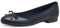 MARCO TOZZI Damen Ballerina Schleife runde Form Slipper 2-22137-42, Größe:39 EU, Farbe:Blau