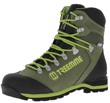 Treemme 9522S wasserdichte und bedingt steigeisenfeste Bergschuhe/Jagdschuhe Verde EU 44