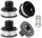 3 pcs Bobine pour Coupe,Fil de Tonte Fil de Coupe,Fil Coupe Bordure,Fil Coupe Bordure Universel,Convient pour Black + DEC Tondeuse gl250, gl310, gl360