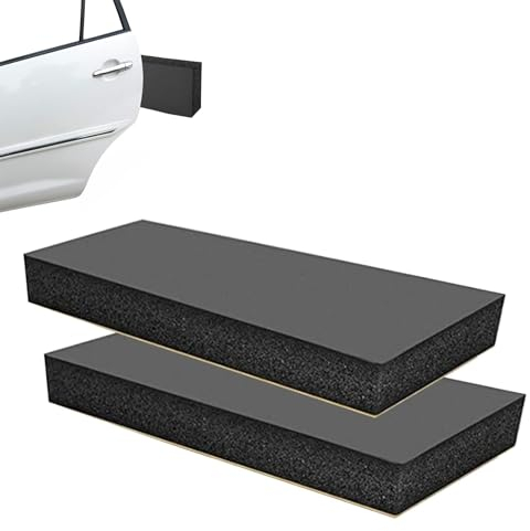 Auto Türkantenschutz, Garagen Wandschutz, Autotür Wandschutz, Auto Schutz Garage, Garagentor Kantenschutz, für Ihr Auto, Garagenwand und Parkplatz, Extra Dick, Selbstklebend, 30x10x3cm, Schwarz
