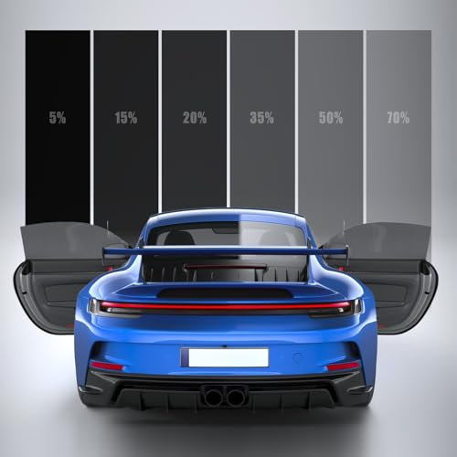 ARANA Car Window Tint Film 20%, 20 Percent Premium Nano Ceramic Window Tints 20 in × 20’Ft Automotive Privacy Tinted Film for Car Trucks, Heat Control 99% UV Rays Block HD Vision Anti Glare & Scratch
