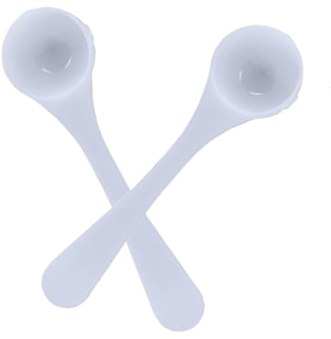 2 Pcs 4ml/2g Milk Powder Spoon Micro Measuring Scoop Plastic Measuring Spoons Long Handle Kitchen Spice Measuring Tool