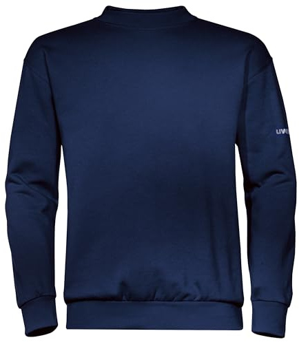 Uvex Basic 88156 Herren-Arbeitsshirt - Weiße Männer-Sweatshirt