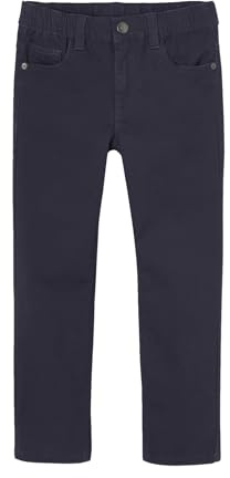Vertbaudet Die UNVERWÜSTLICHE, robuste Hose Jungen, Bundweite verstellbar Nachtblau 86