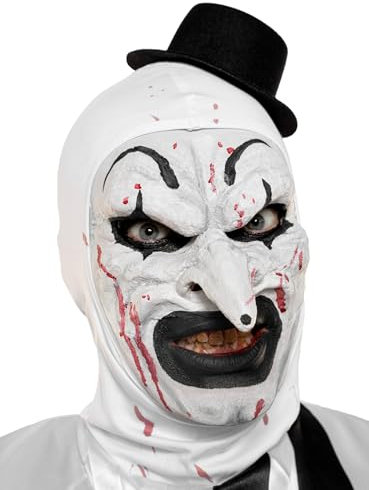 Hochwertiges Halloween Make-up Set - Terrifier Art Horror-Clown - Verkleidung Schminke - Halloween, Karneval & Motto-Party