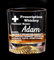 EKAM Personalised Name Prescription Whisky Glass Tumbler for Men Women, Customised with Name - 10oz/305ml Old Fashioned Tumbler Birthday Christmas Wedding Best Man Groomsmen Gift