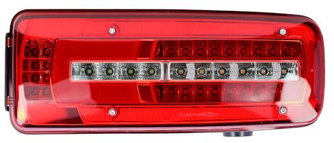 Rückleuchte Heckleuchte Rechts 24V LED Rücklicht mit Rückfahrwarner Stecker auf der Rückseite Für DAF Lkw XD CF XF XG XG+