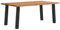 Xichuzi Esstisch Hellbraun 180x100x74 cm Massivholz Eiche Rechteckig, Küchentisch, Esszimmertisch, Dining Table, Kitchen Table, Esszimmer Tisch, Sitzecke, Essen Tisch -3304393