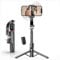 Stabilizzatore cardanico per smartphone, gimbal per telefono, selfie stick con luce di riempimento, portatile e pieghevole, stabilizzatore per vlogging, video YouTube e TikTok - Nero