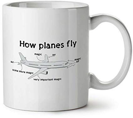 Kueprae How Planes Fly New White Tea Coffee Mug 11 Oz