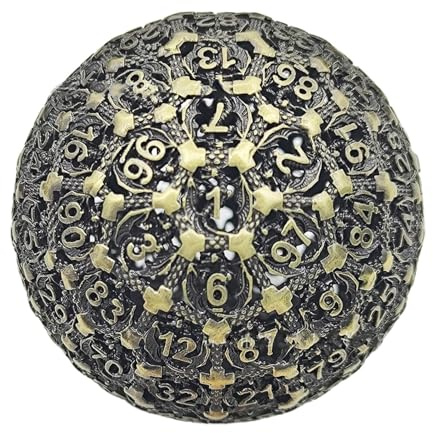 100-seitige polyedrische Würfel, Rollenspielwürfel 100-seitige polyedrische