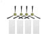 Brosses latérales et filtres HEPA, compatibles avec les aspirateurs robots Lefant, série M210, N1, OKP, série K2(M210 210B 213 N1)