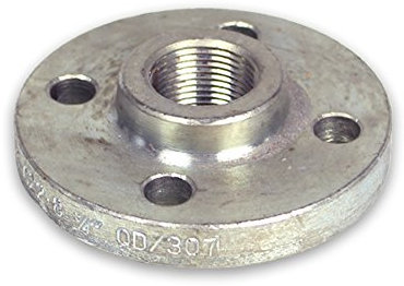 Temperguss Gewindefittings Gewindeflansch rund IG 1 1/4'' Lochabstand 90mm DVGW zertifiziert