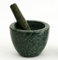 Mortero de mármol verde vintage con mortero de cocina 12 x 12 cm Big Green Marble Mortar Stone Kitchen with Pestle Handmade Classics Home Old Interior Design