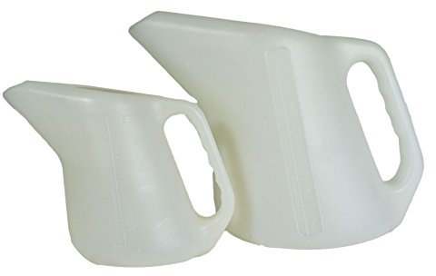 1.5L / 5L Measuring Jug Tapered Pouring Spout MM AF Water Liquid Pot Cup 2pc