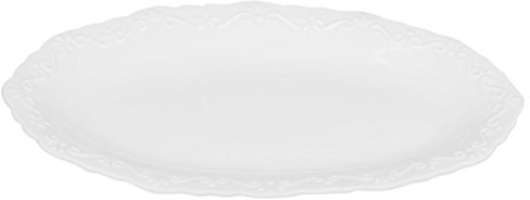 Servierplatte Teller Porzellan Länge 23 cm Breite 14,5 cm