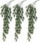Aisamco 3 Stück Künstliche Hopfen Blume Vine Garland Pflanze Gefälschte Hängende Rebe Hopfen Faux Hopfen Künstliche Hängende Pflanzen in Mattgrün 29,5 Länge für Indoor Outdoor Blumen Dekoration