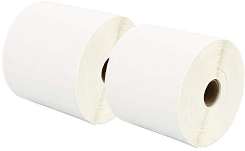 2 Rollen 100mm x 150mm Thermodirekt-Etiketten kompatibel für Zebra GK420d GK420t GC420d GX420d GX420t GC420t GX430t GT800 LP2844 TLP 2844 Citizen CL-S521 CL-S621 CL-S631 (500 Etiketten pro Rolle)