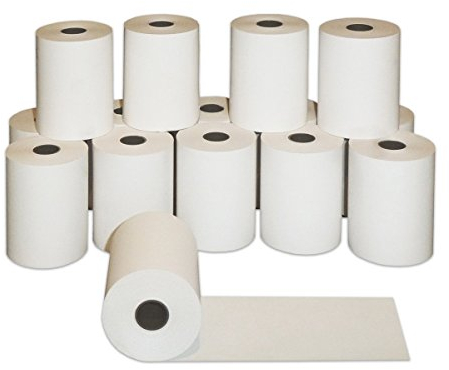 30 Stk. Thermorollen | 57x40x12 mm Ø54mm | Länge: 40 m | BPA frei | für EC Cash Geräte Rollen | Thermopapier made in Germany | HUTNER
