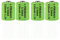 4 Pile ACCU Batterie 1/3AAA Rechargeable 120mAh 1.2V NIMH NI-MH | PIRABADI | pour Produits Solaire, TÉLÉPHONE Fixe ETC... | Marque 100% FRANÇAISE