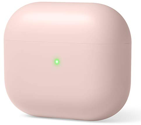 elago Liquid Hybrid Hülle Kompatibel mit AirPods 3 Case Cover - Dreischichtiger Strukturschutz, Voller Schutz, LED Sichtbar, Hochwertiges Silikon Schutzhülle (Lovely Rosa)
