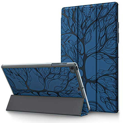 Coque pour iPad 9.7'' 2018/2017, iPad Air/Air 2 Étui Cuir PU Housse de Protection Flip Cover Case avec Support Fonction et Veille/Réveil Auto pour iPad 9.7 Pouce (6e/5e Génération), Bleu Royal