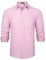 Enlision Chemise Rose Homme Manche Longue Business Habillées Casual Chemises Costume Formelle Coton Chemise Repassage Facile Regular Fit L