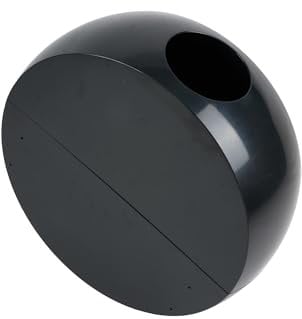 Wäschekorb, hergestellt in Italien, elegantes und modernes Design, 60 Liter, schmutziger Wäschekorb für Bad und Wäsche, Korb für Schmutztücher – Schwarz