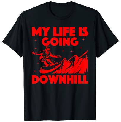 Coole Snowboardkunst für Männer und Frauen Snowboard Snowboarder T-Shirt
