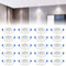 NAIZY Deckenspot LED Einbaustrahler 5W 220-240V Led Spots IP21 ABS + Acrylgläser Einbauleuchten, für Bad Küche Schlafzimmer Flur - 20 Stück Kaltweiß