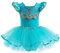Lito Angels Prinzessin Jasmin Ballettkleid Ballerina Kostüm für Kinder Mädchen, Ballett Kleid Tutu Tanzkleid, Größe 5-6 Jahre 116, Blaugrün