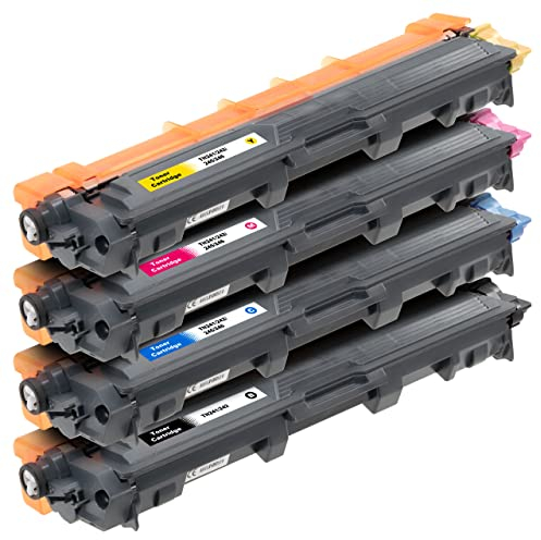 ESMONLINE 4 kompatibler Toner DC TN241 TN242 TN245 TN246 2500 Seiten für Brother Lasergeräte Tonerkartusche DCP 9020CDW 9017CDW MFC 9332CDW HL-3140CW 9022CDW MFC-9340CDW 9330CDW HL-3142CW BK C M Y