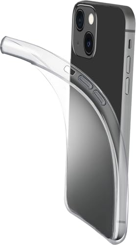 Cellularline - Fine - iPhone 14 - weicher Gummiabdeckung - Ultra dünn und transparent
