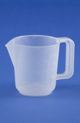 HoitoDeals 1Pcs Clear Plastic Measuring Jug Liquid Water For Baking Kitchen Tool (1 Pint)